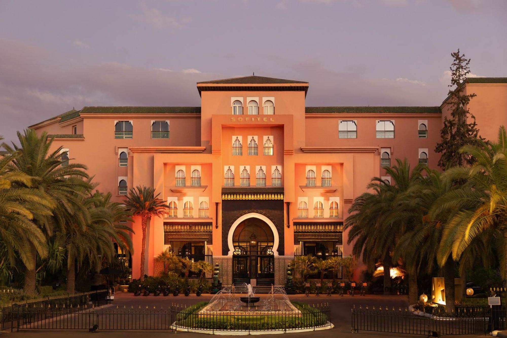 Sofitel Marrakech Palais Imperial & Spa Marakéš Exteriér fotografie The main entrance of the hotel