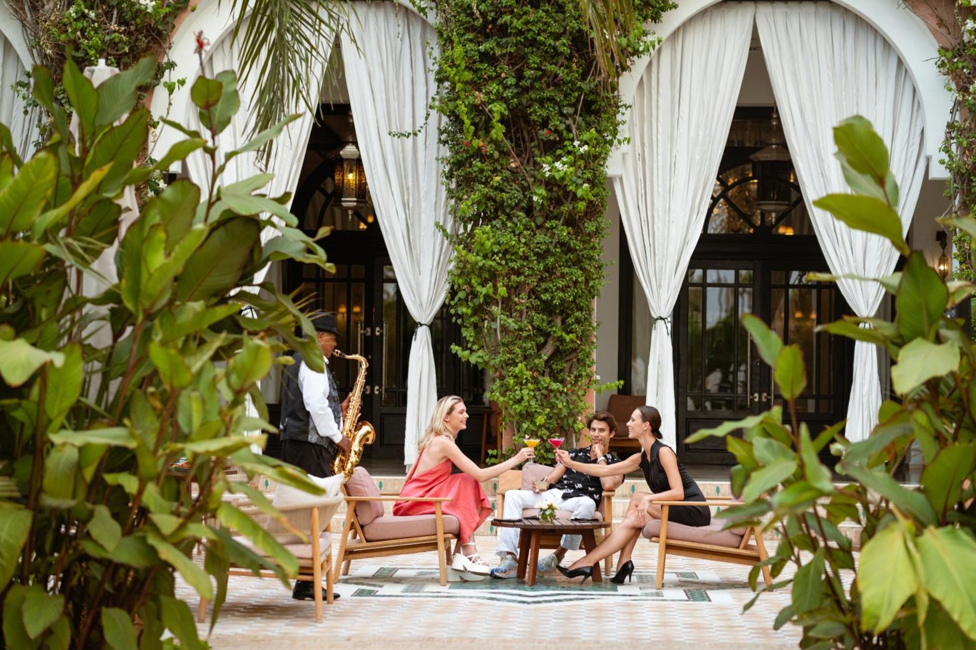 Sofitel Marrakech Palais Imperial & Spa Marakéš Exteriér fotografie The Hotel's courtyard